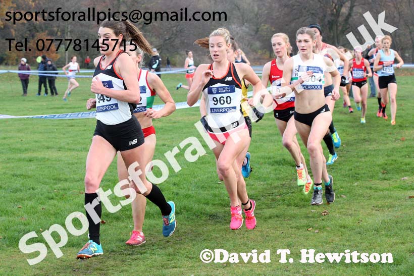 Senior womens British Athletics Liverpool Cross Challenge, Sefton Park, Liverpool. Photo:  David T. Hewitson/Sports for All Pics